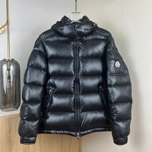 Moncler Maya short down jacket black